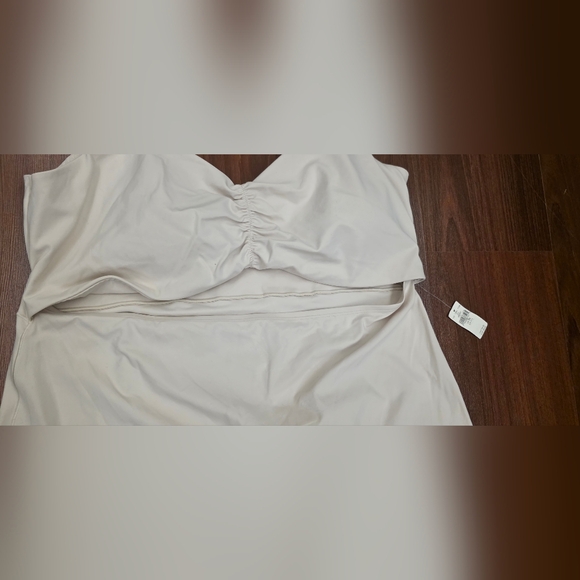 OFFLINE by Aerie Real Me XTRA Scoop Neck Ruched Dress NWT XXL - Picture 9 of 12